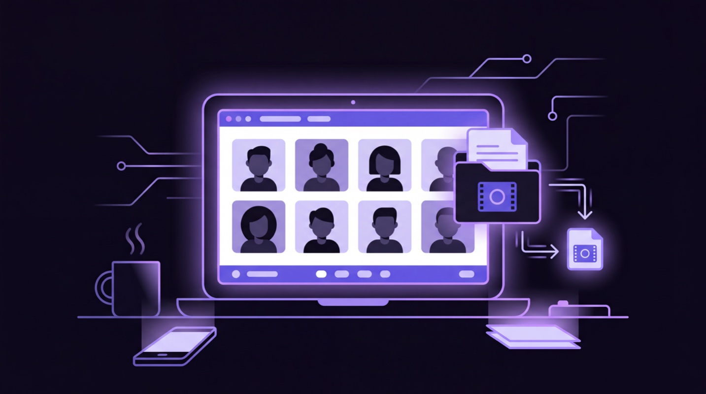 Compressing Zoom and Google Meet recordings