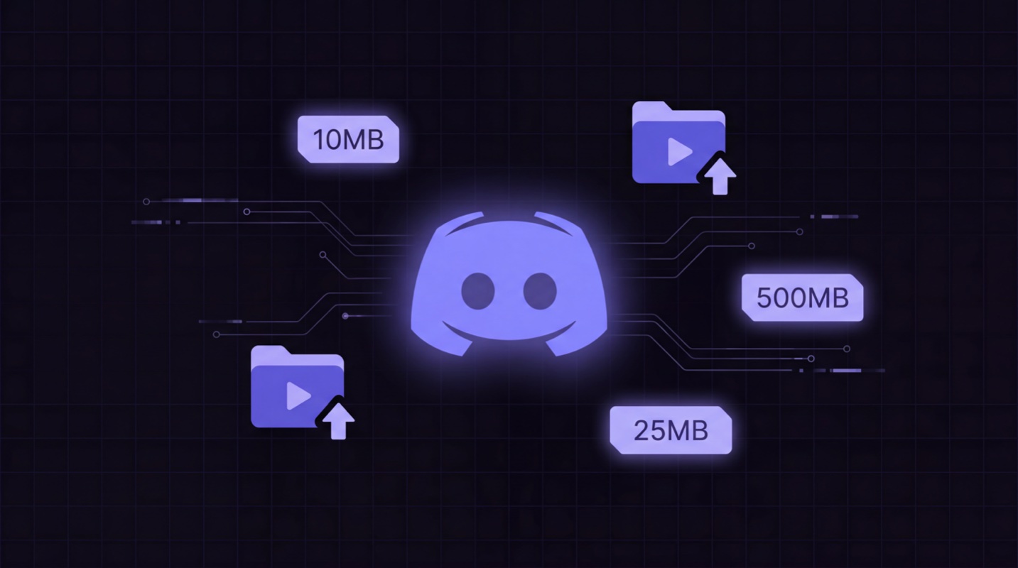 Discord video upload limits by tier